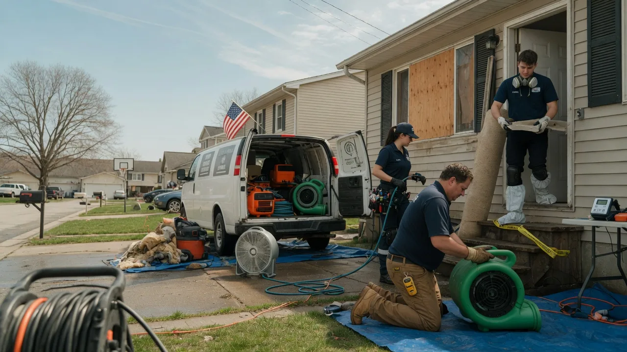Water Damage Restoration in Durand, IL near me
